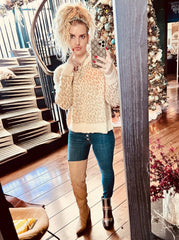 Jessica Simpson Cassida Nude Over The Knee Taupe Suede Platform Wedge Boots