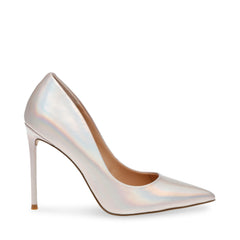 Steve Madden Vala Platinum Fashion High Heeled Pointed Toe Stiletto Dress Pumps