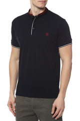 Roberto Cavalli Men's Classic Short Sleeve Polo Navy FST645A#21004926