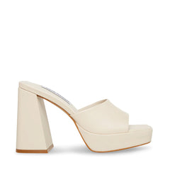 Steve Madden Cristo Platform Sandal Open Toe Chunky Heel Slip On Mule Pumps