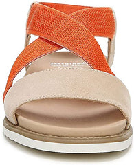 Dr. Scholl's Islander Sand Open Toe Slingback Slip On Strappy Flat Sandals