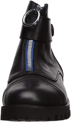 Cecelia New York Tillery Leather Fashion Boot Combat Moto Lug Sole Bootie