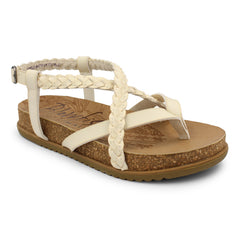 Blowfish Malibu Foxtail Cloud Dyecut Platform Wedge Heel Flexible Footbed Sandal