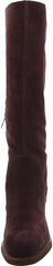 Sam Edelman Soyer Cafe Noir Wide Calf Block Heeled Knee High Western Boots