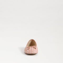 Sam Edelman Felicia Pink Salt Multi Luxe Slip On Round Toe Flexible Ballet Flats