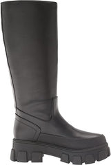Circus by Sam Edelman Dollie Black Rounded Toe Pull On Knee High Fashion Boots