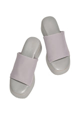 Platform Sandals Women Wedges Slides Chunky Heels Wedge Sandals Fabric Mule Fitted Cloud Lightweight Shoes Slipper +Memory Foam
