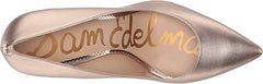 Sam Edelman Hazel Champagne Stiletto Heel Pointy Toe Slip On Fashion Dress Pumps