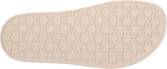 Sam Edelman Valeri Modern Ivory Open Toe Slip On Classic Leather Slides Sandals