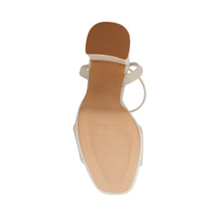 Steve Madden Lessa Platform Sandals Women Block Heel Ankle Strap Open Toe Pumps