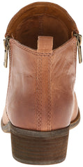 Lucky Brand Basel Ankle Bootie Toffee Brown Leather Wide Width Boot