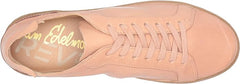 Sam Edelman Jayme Beige Blush Lace Up Rounded Toe Flat Heeled Low Top Sneakers