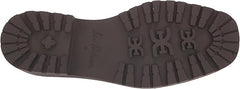 Sam Edelman Laurs Spiced Brandy Rounded Toe Slip On Chunky Heel Leather Loafers