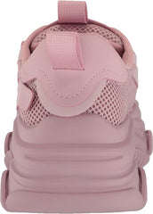 Steve Madden Possession Dusty Pink Lace Up Boyfriend Chunky Platform Sneakers