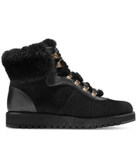 Cole Haan Zerogrand Explore Upstate Hiker Black/Faux Shearling/Water Proof Boots