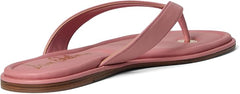 Sam Edelman Remi Pink Lily Open Toe Thonk Flat Slides Beach Flip Flops Sandals