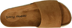 Dirty Laundry Pippa Whiskey Suede Fashion Slip On Wedge Platform Sandals 6.5