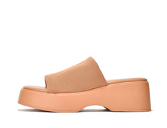 KK PAIR OF KINGS Platform Sandals Women Wedges Slides Chunky Heels Wedge Sandals Fabric Mule Fitted Cloud Lightweight Shoes Slipper +Memory Foam