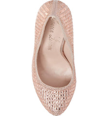 Lauren Lorraine Vanna High Platform Pump Rhinestone High Heel Prom Shoes Formal