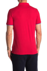 Roberto Cavalli Pipe Trim Patch Pocket Short Sleeve Polo ROSSO FSR687JD06402064