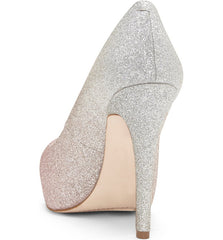 Jessica Simpson Parisah Rose Ombre Glitter High Heel Platform Pumps (8.5)