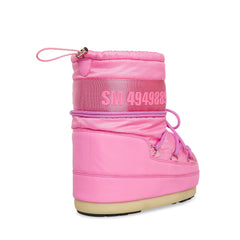 Steve Madden Mav Pink Fashion Pull On Fur Platform Ankle Weatherproof Snow Boots