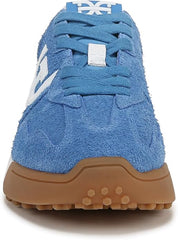 Sam Edelman Langley Azure Blue Rounded Toe Chunky Platform Low Top Sneakers