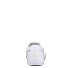 Lugz Clipper White Fashion Slip On Rounded Toe Canvas Platform Sneakers 6.5