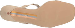 Sam Edelman Palma Banana Cream Squared Open Toe Strappy Kitten Heeled Sandals