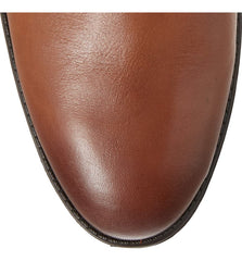 Sam Edelman Penny Whiskey Knee-High Leather Rounded Toe Western Cowboy Boot