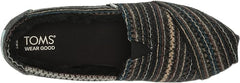 Toms Alpargata Resident Black Shearling Slip On Low Top Fashion Sneakers