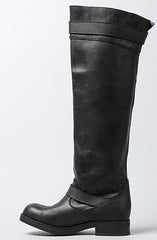 Jeffrey Campbell Women's The Wishlist II KNee High Leather Ricing Moto Boots