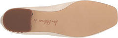 Sam Edelman Marisol Modern Ivory Square Toe Slip On Classic Leather Ballet Flats