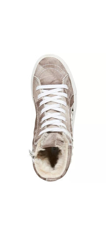 Steve Madden Tracey-F Grey Multi Fashion Lace Up High Top Embellished Sneakers