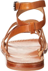 Sam Edelman Meriai Saddle Slip On Multi Buckles Adjustable Ankle Straps Sandals