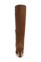 Sam Edelman Leigh 3 Toasted Coconut Pointed Toe Spooled Heel Knee High Boots