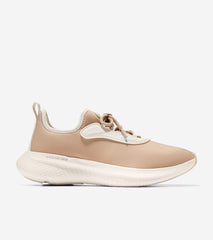 Cole Haan Zerogrand Changepace Sesame Ivory Lace Up Chunky Heel Low Top Sneakers