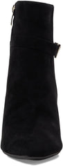 Nine West Dian9x9 Black1 Suede Pointed Toe Stiletto Heel Fashion Ankle Boots