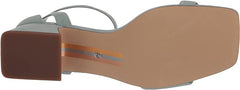 Sam Edelman Wilson Tide Blue Ankle Strap Squared Open Toe Block Heeled Sandals