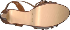 Chinese Laundry Teaser Espresso Patent Ankle Strap Open Toe Platform Sandals
