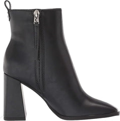 Circus By Sam Edelman Pascha Black Squared Toe Block Heel Side Zip Fashion Boots