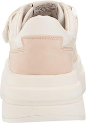 Ash Indy Eggnug White Lace Up Strap Chunky Platform Rounded Toe Fashion Sneakers