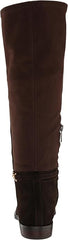 Sam Edelman Clive Chocolate Brown Athletic Calf Squared Toe Knee High Boots