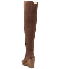 Jessica Simpson Cassida Tobacco Brown Thigh Over The Knee Platform Wedge Boots
