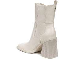 Circus by Sam Edelman Lauren Vanilla Bean Snip-Toe Chelsea Block Heel Booties
