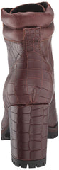 Kelsi Dagger Trek Oxblood Red Leather Block Heel Lace-up Combat Platform Bootie