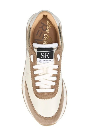 Sam Edelman Teddi White/Multi Lace Up Chunky Platform Low Top Fashion Sneakers