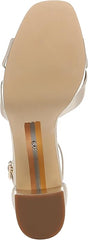 Sam Edelman Jullian Jute Leather Open Toe Ankle Strap Block Heeled Sandals