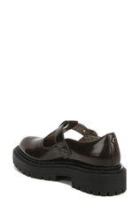 Circus by Sam Edelman Emelia Chestnut Slip On Round Toe Chunky Heel Loafers
