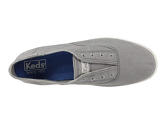 Keds Chillax Laceless Textile Slip On Round toe Lightweight Sneaker GRAY (7.5 Medium, GRAY)